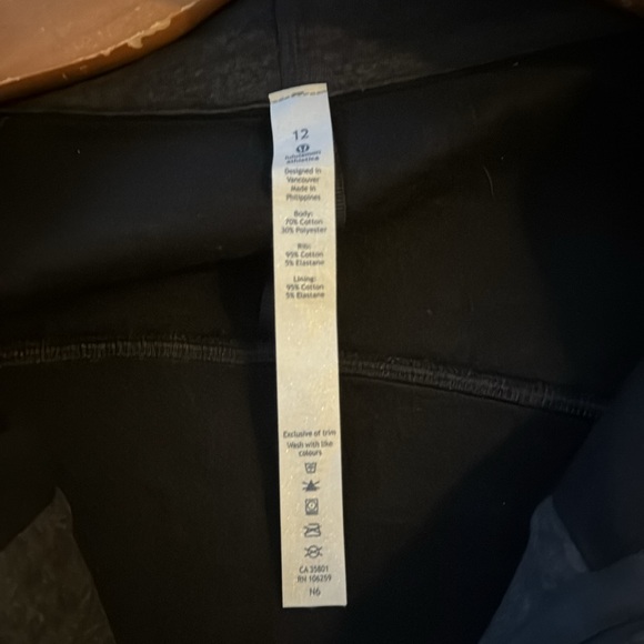 NWT LULULEMON SCUBA HOODY. Blue w gray. Size 12 - Picture 2 of 7